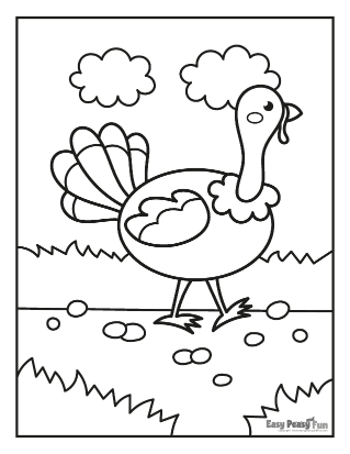 Turkey coloring pages