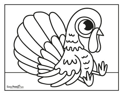 Turkey coloring pages