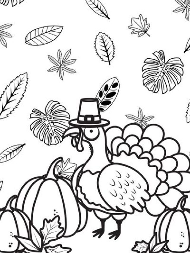 Free printable turkey coloring pages