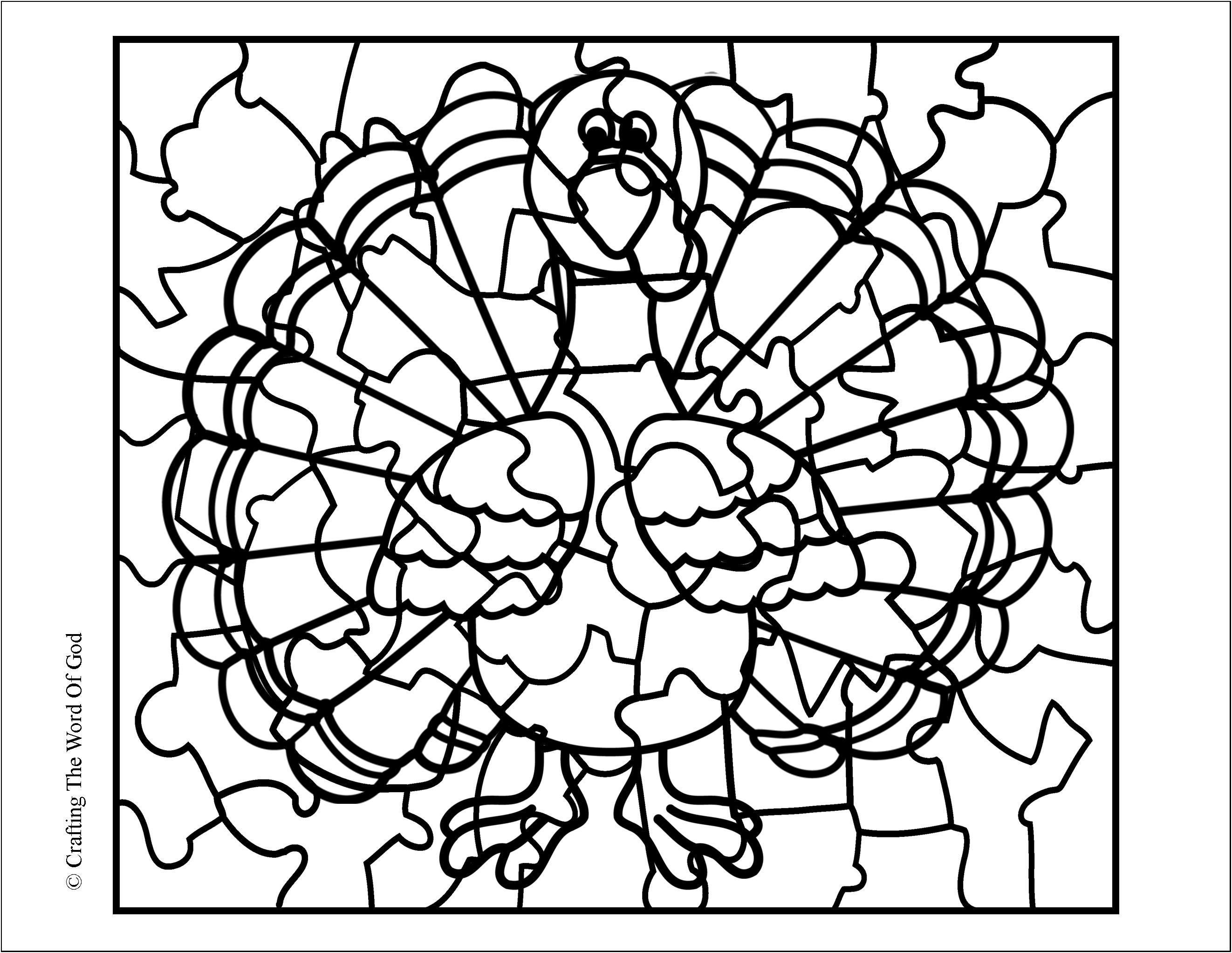 Thanksgiving turkey puzzle