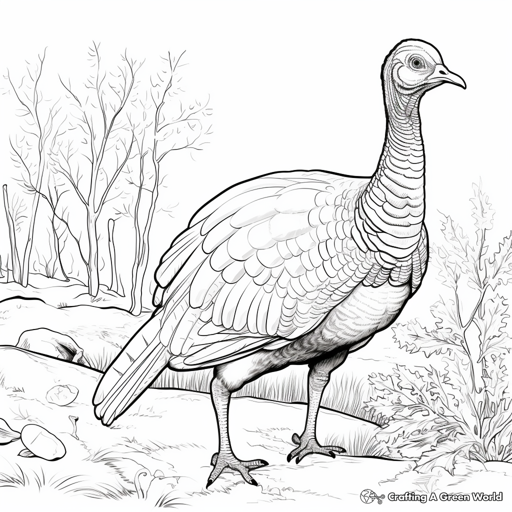 Turkey coloring pages