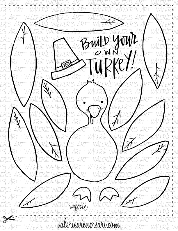 Just added new fallthanksgiving instant printables â valerie wieners art