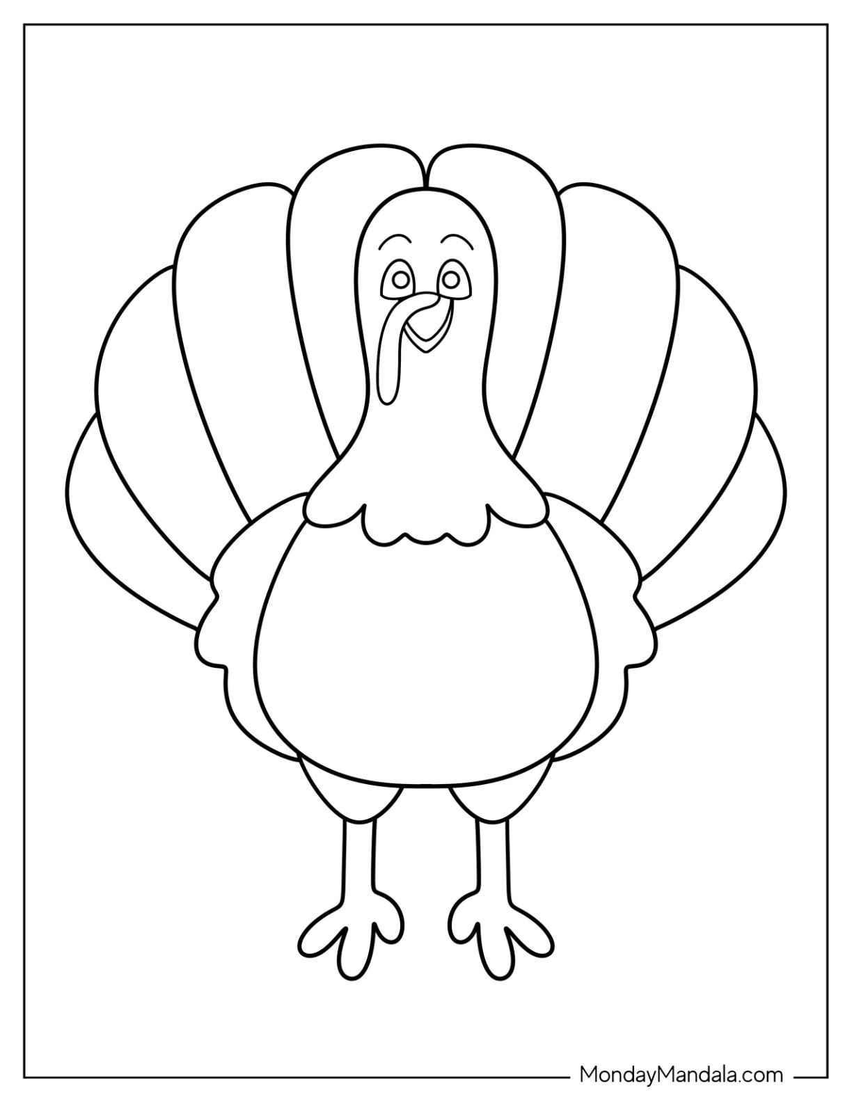 Turkey templates free pdf printables