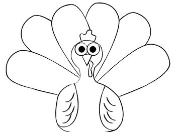 Turkey template art activities by themommyteacher tpt