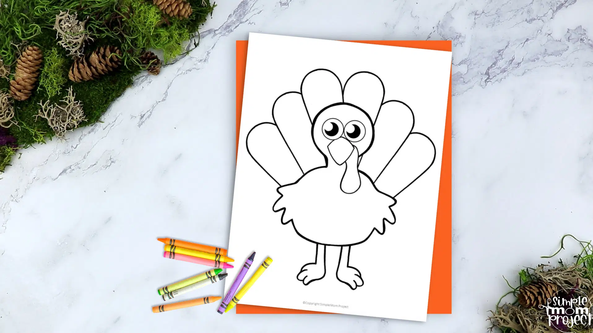 Free printable turkey template â simple mom project