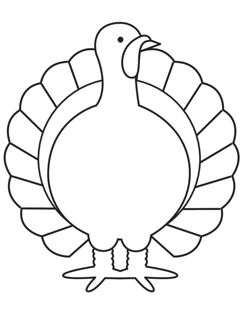 Free turkey printable templates