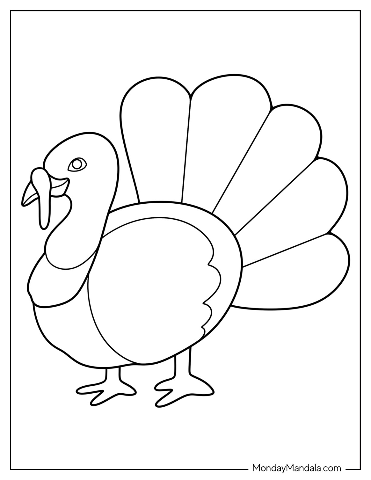 Turkey templates free pdf printables