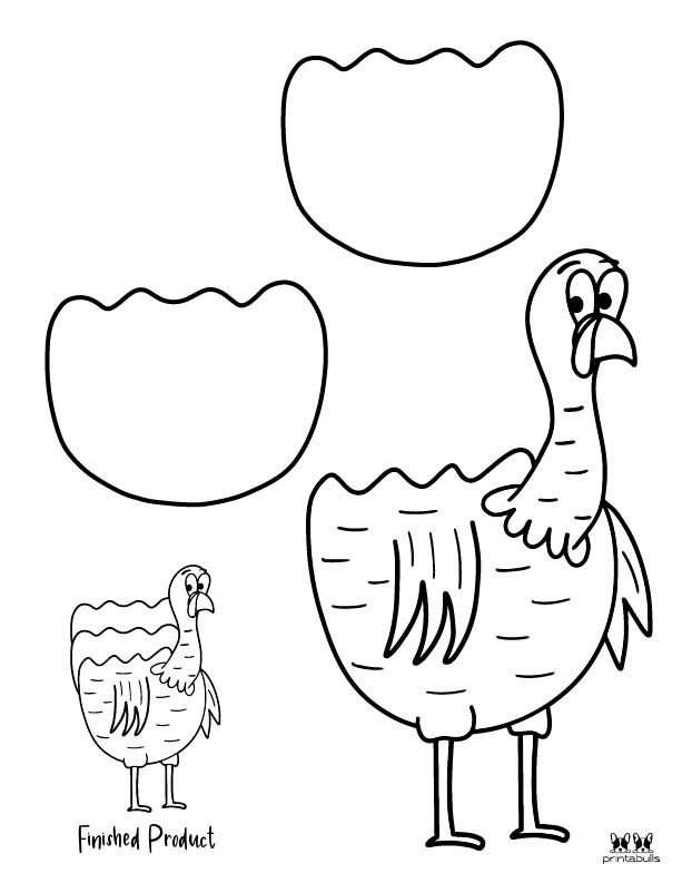 Free printable turkey templates