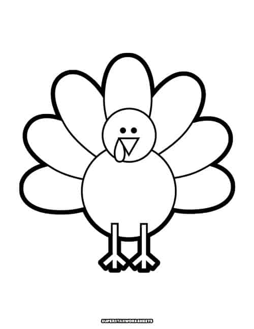 Turkey coloring pages