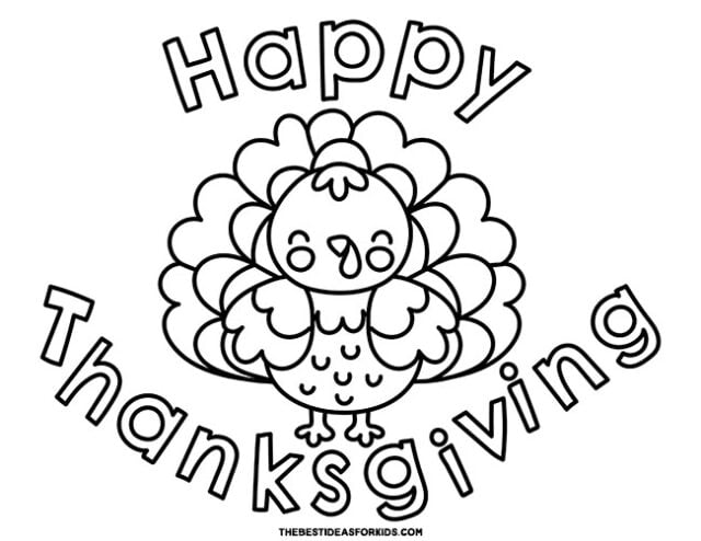 Turkey coloring pages free printables