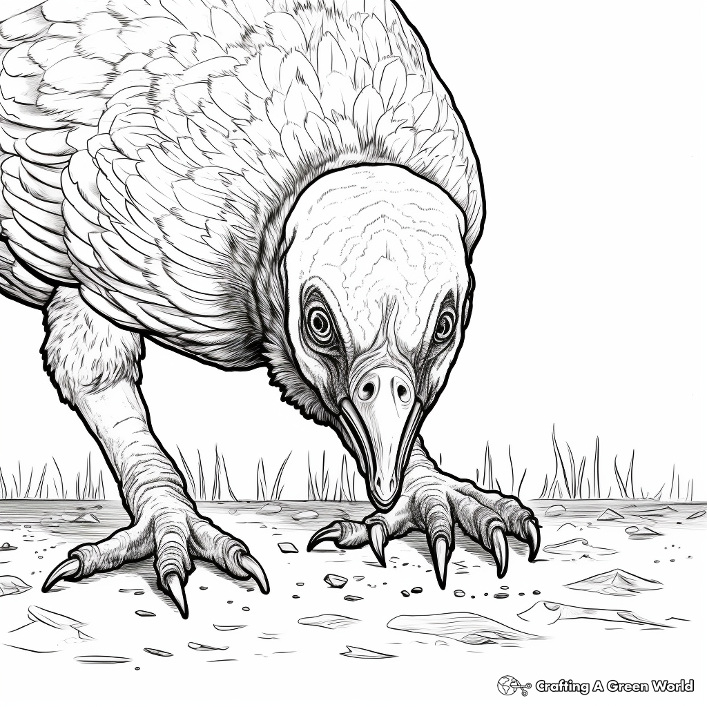 Vulture coloring pages