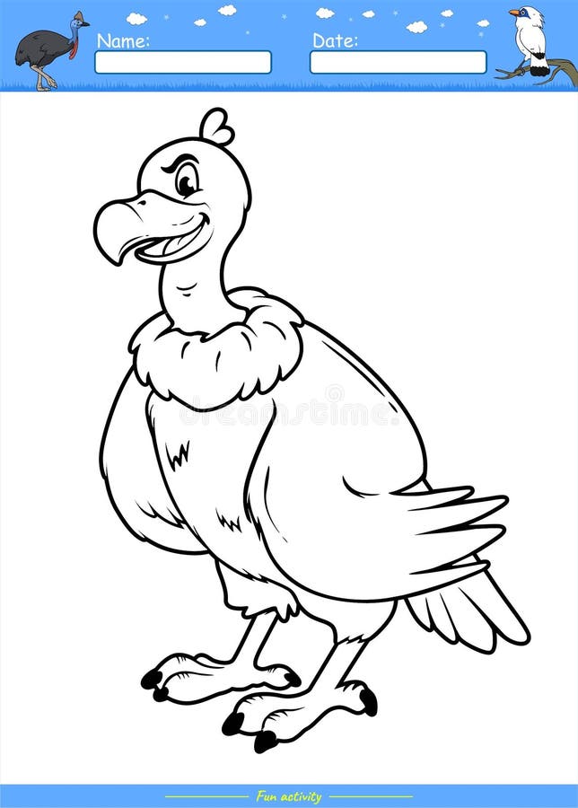 Vulture color stock illustrations â vulture color stock illustrations vectors clipart