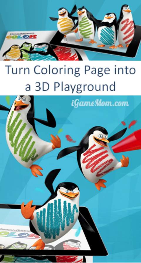 Turn coloring pages into d playground