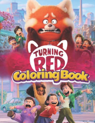 Turnãng rãd coloring book ultimate tãºrning râd coloring book for kids fun jumbo red panda coloring book with unique high quality designs and illustrations by emily watson