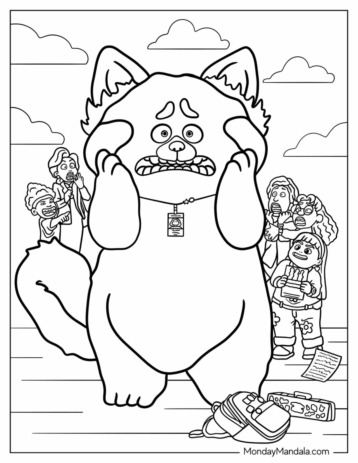 Pixar coloring pages free pdf printables