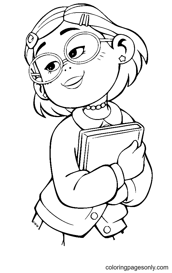 Turning red coloring pages