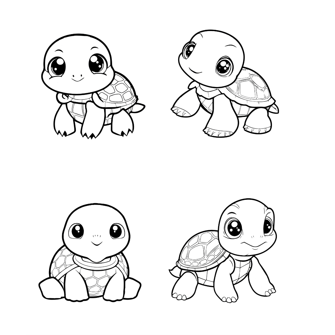 Kdp interior turtle coloring pages for kids