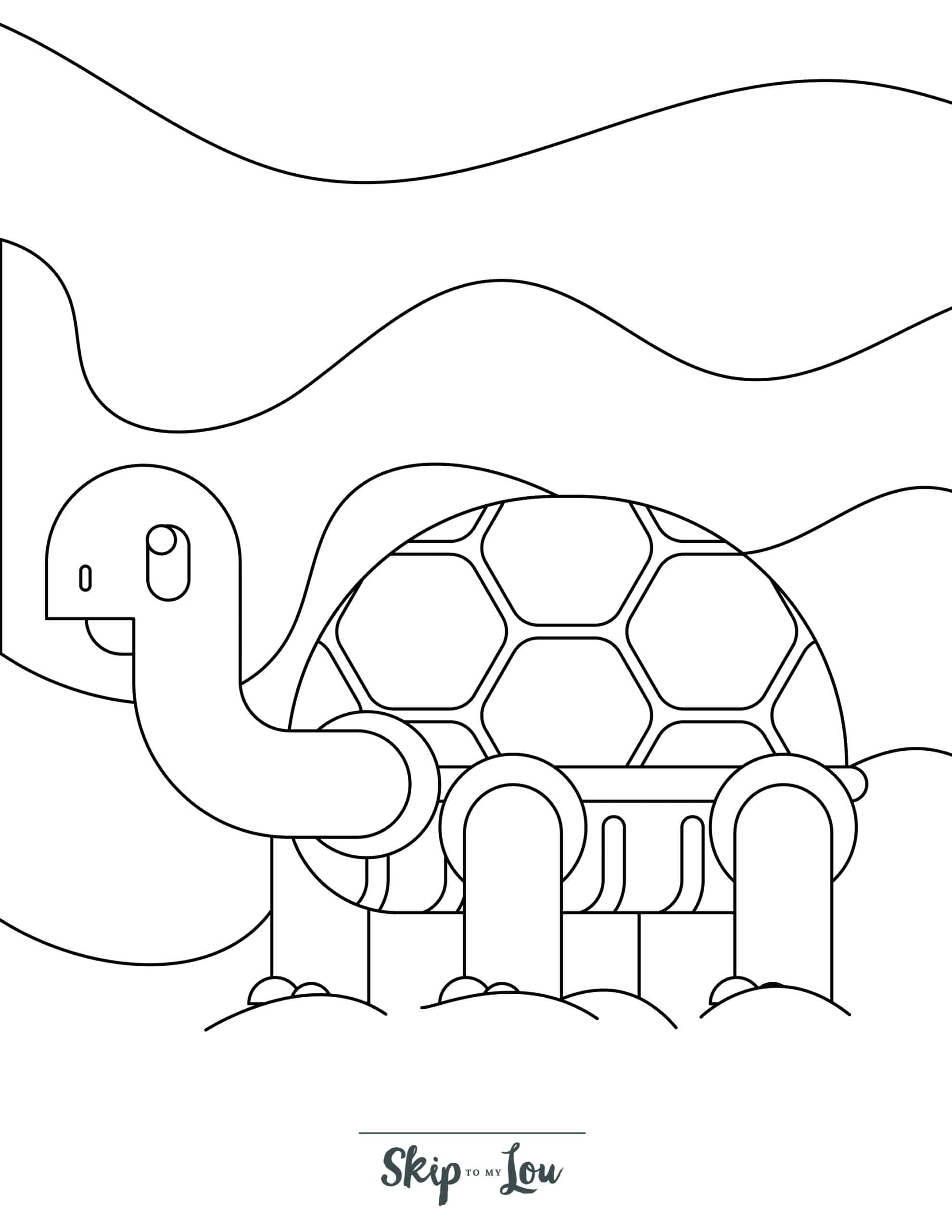 Turtle coloring pages