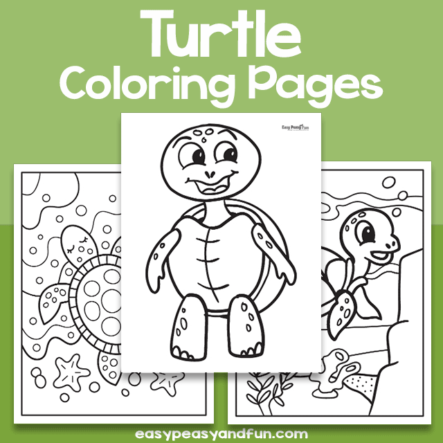 Turtle coloring pages â easy peasy and fun hip