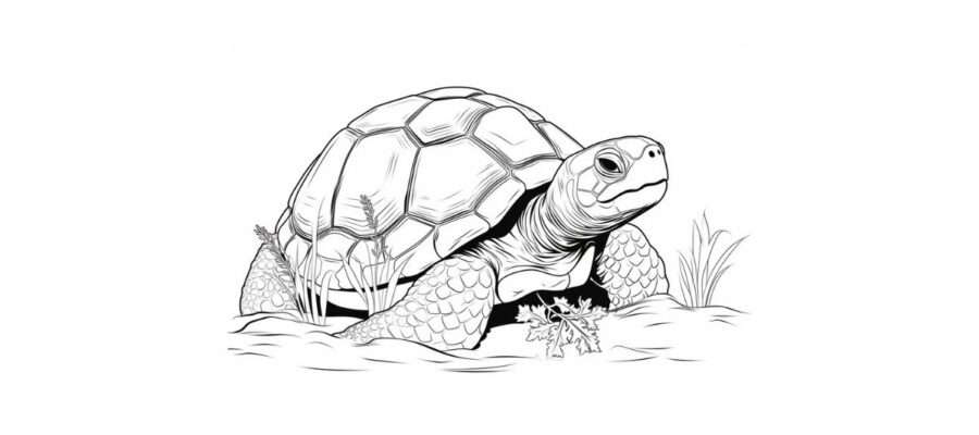 Turtle coloring pages