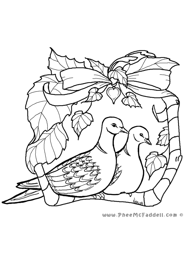 Two turtle doves coloring page turtle coloring pages love coloring pages coloring pages