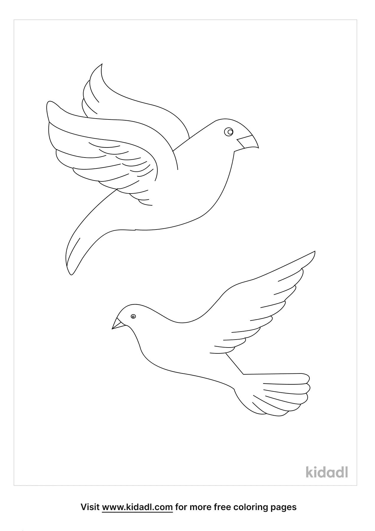 Free turtle doves coloring page coloring page printables