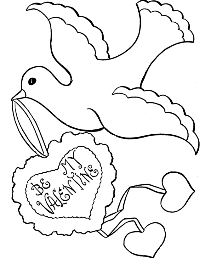 Dove coloring pages