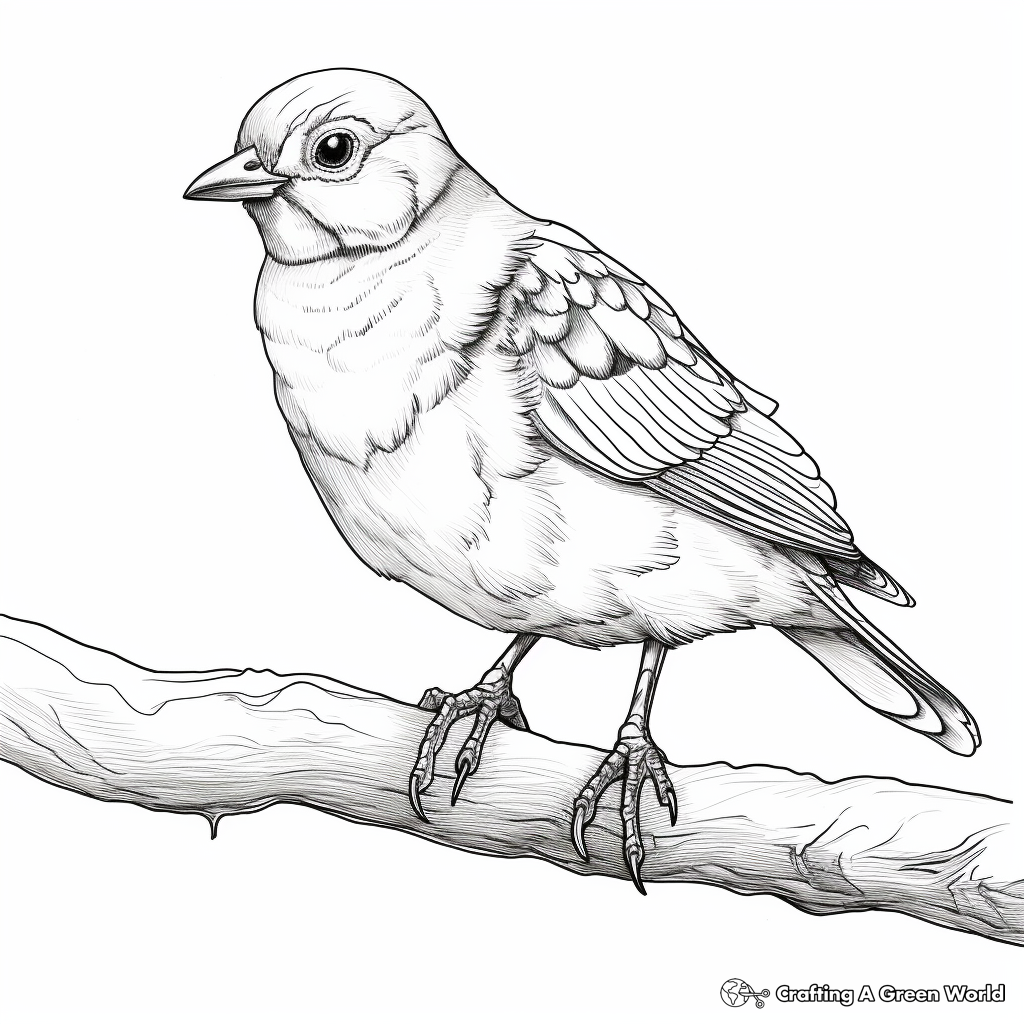 Dove coloring pages