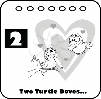 Two turtle doves images and royalty