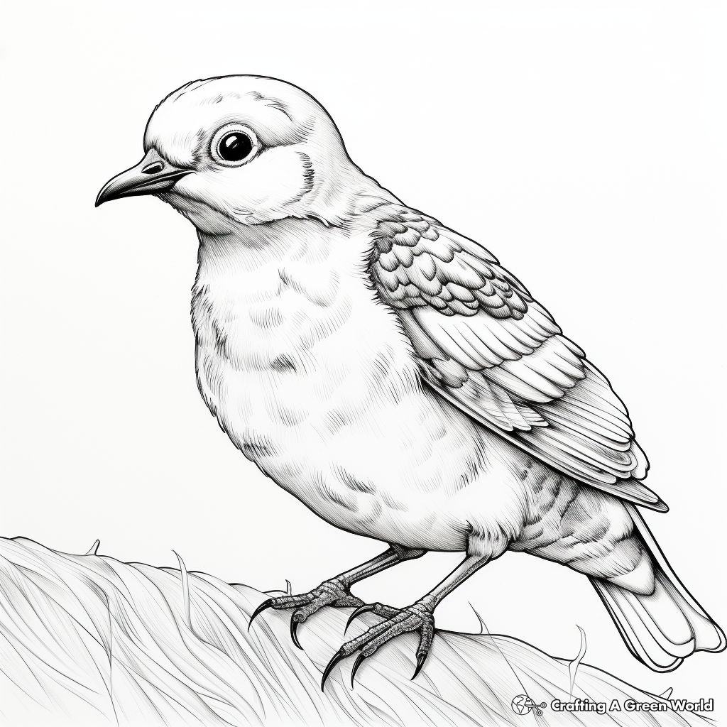 Dove coloring pages