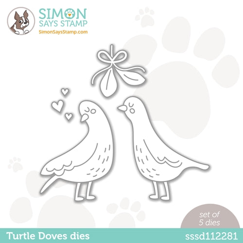 Simon says stamp turtle doves wafer dies sssd