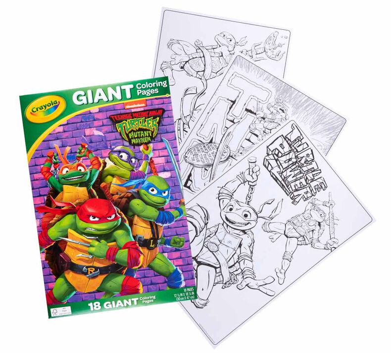 Giant teenage mutant ninja turtles coloring pages