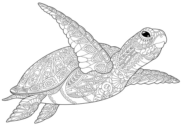 Hundred coloring pages adults turtles royalty