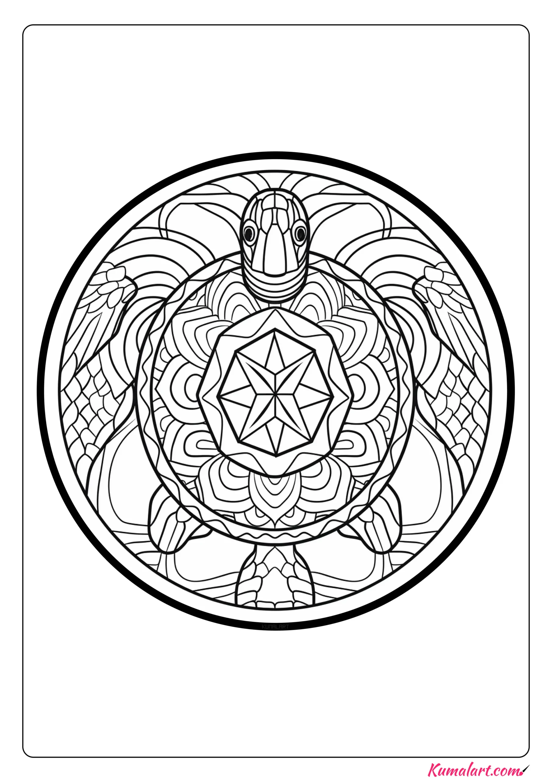 Ð free a animal mandala coloring pages