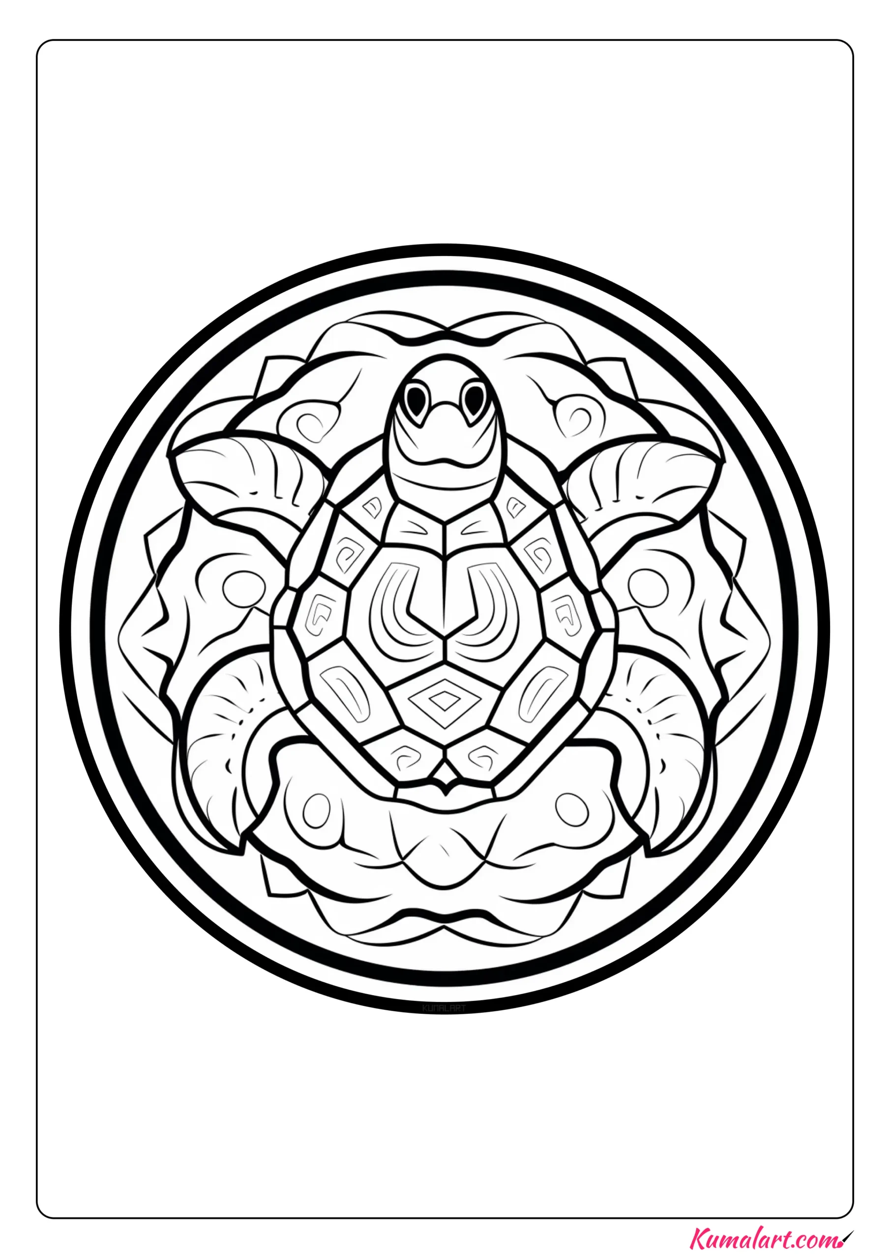 Ð free a animal mandala coloring pages