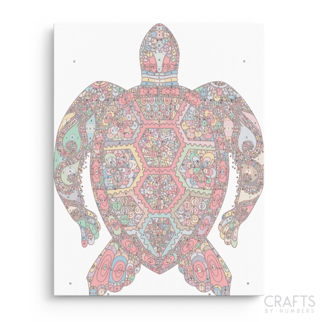 Mandala turtle â crafty by numbers