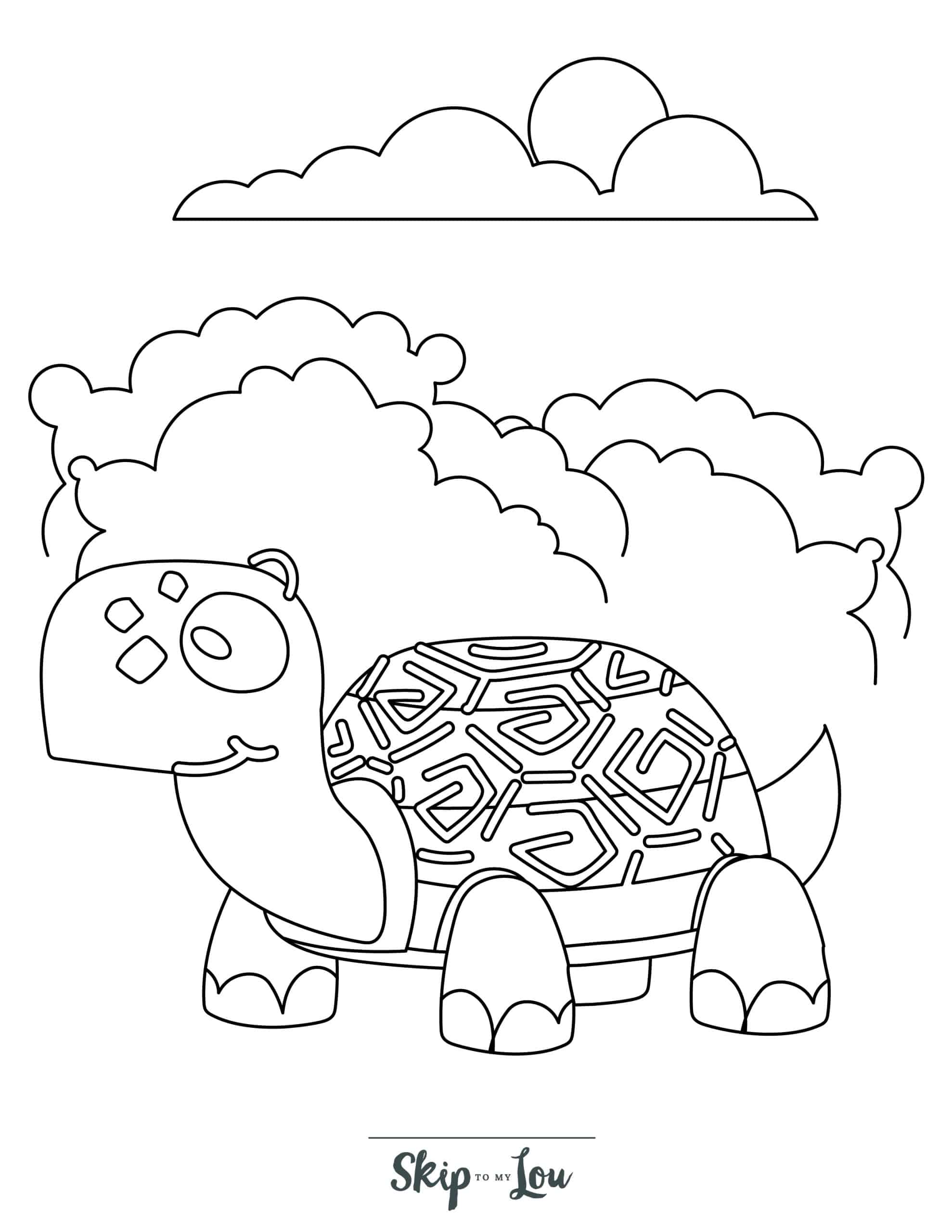 Turtle coloring pages