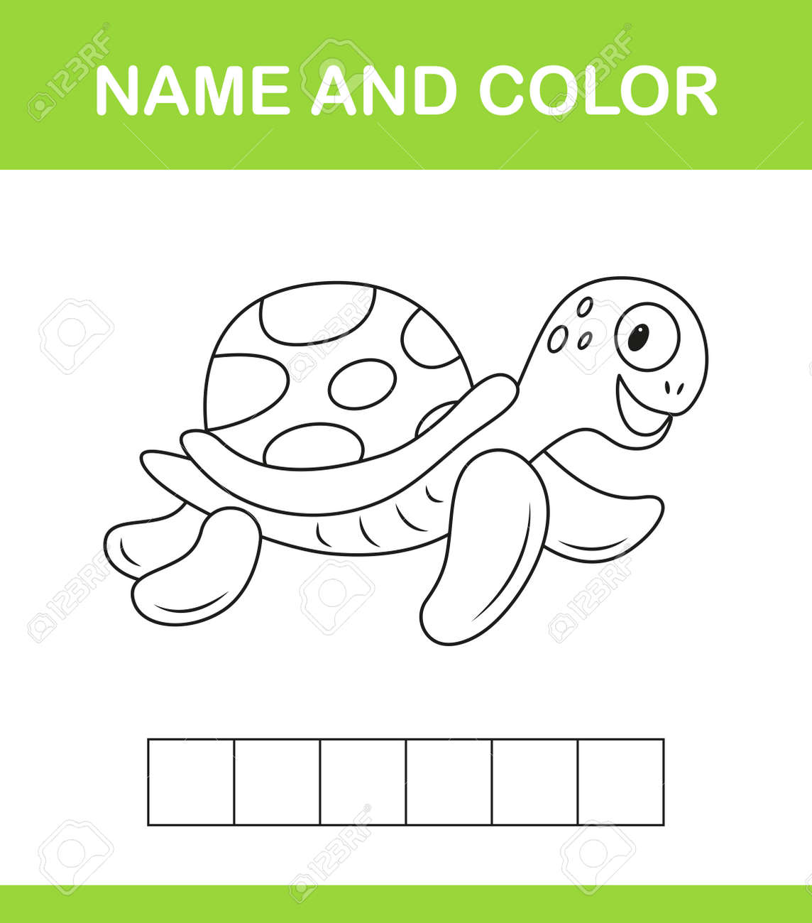 Word spelling game template and coloring book educational mini game puzzle for preschool kids game for children cartoon vector illustration royalty free svg cliparts vectors and stock illustration image