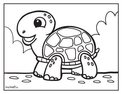 Turtle coloring pages