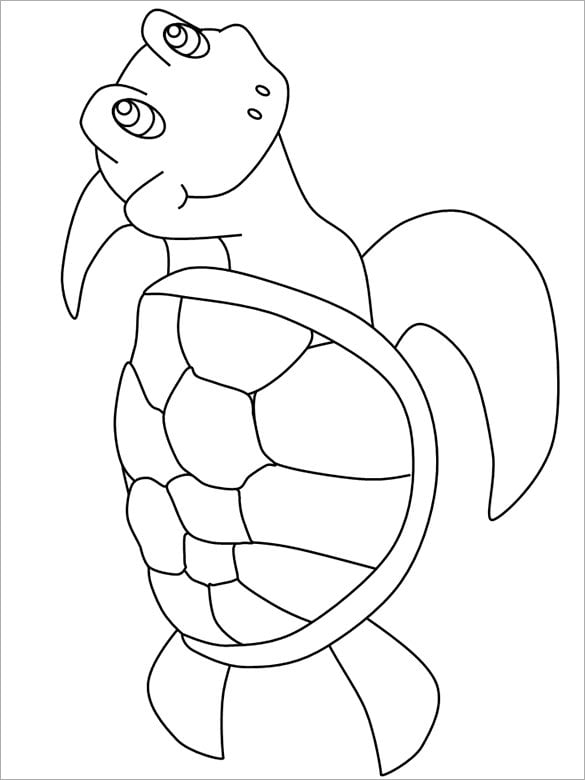 Turtle s crafts colouring pages