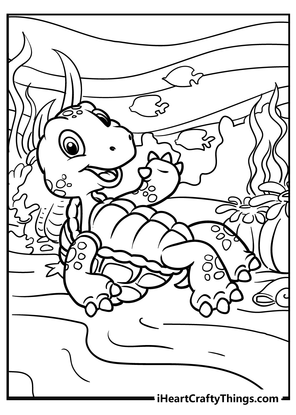 Turtle coloring pages free printables