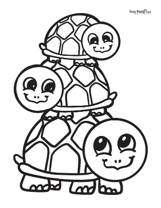 Turtle coloring pages