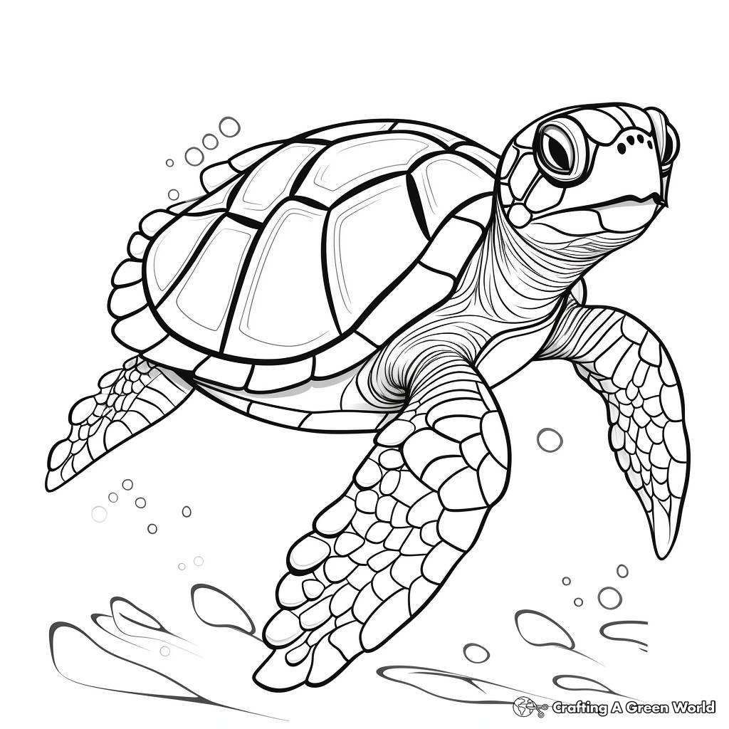 Turtle coloring pages