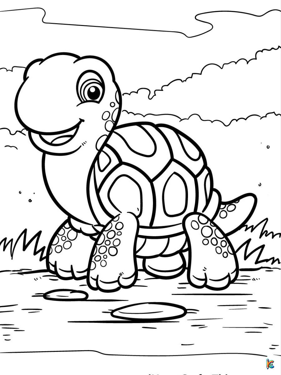 Turtle coloring pages â