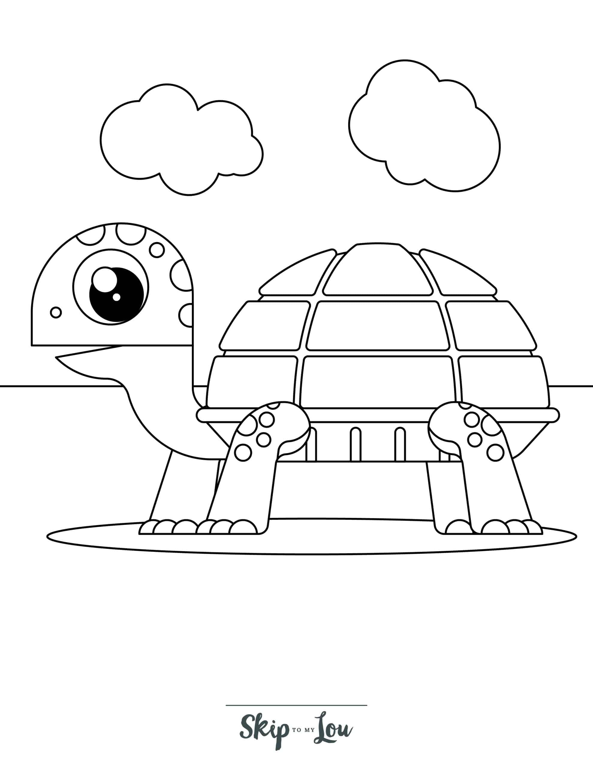 Turtle coloring pages