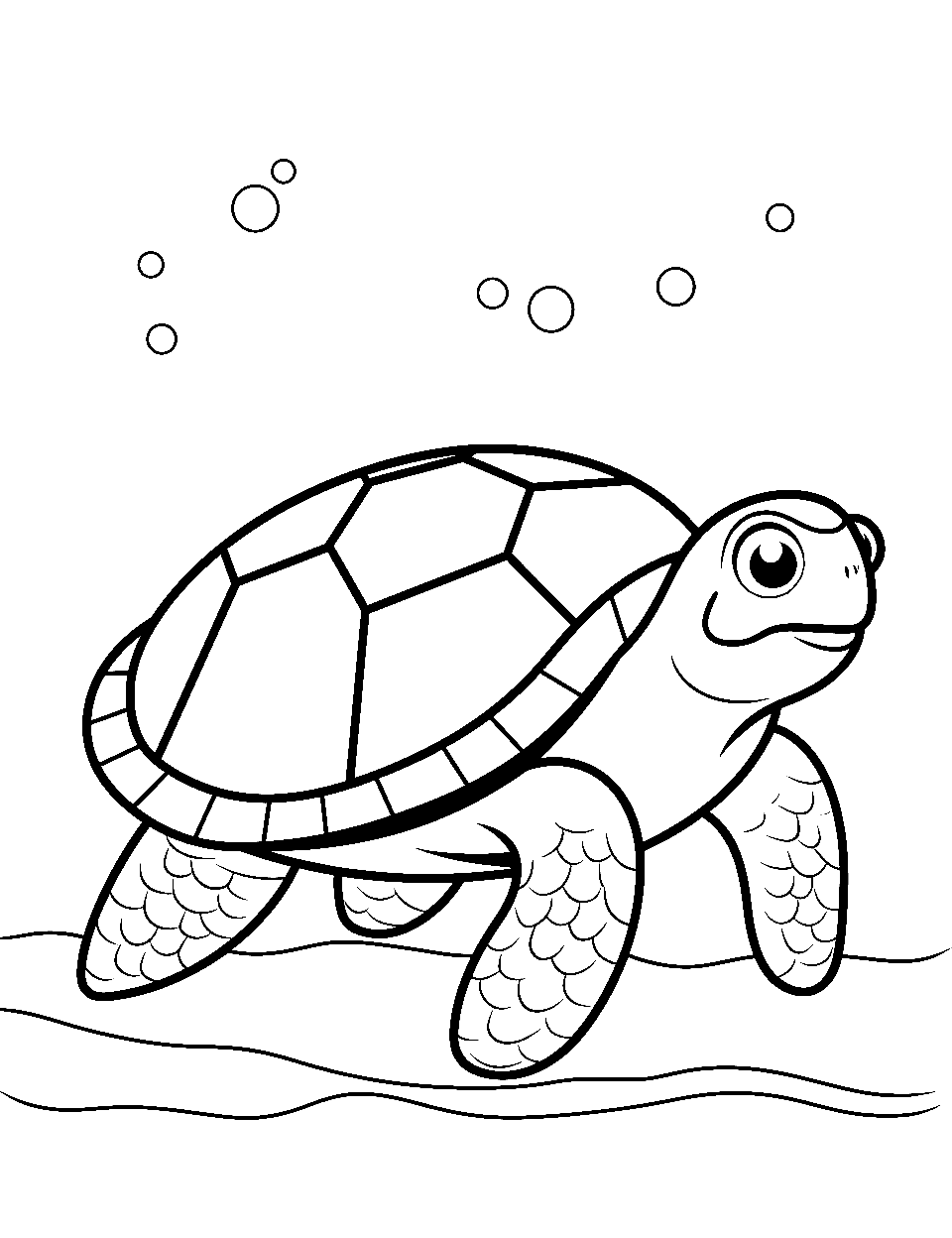 Turtle coloring pages free printable sheets