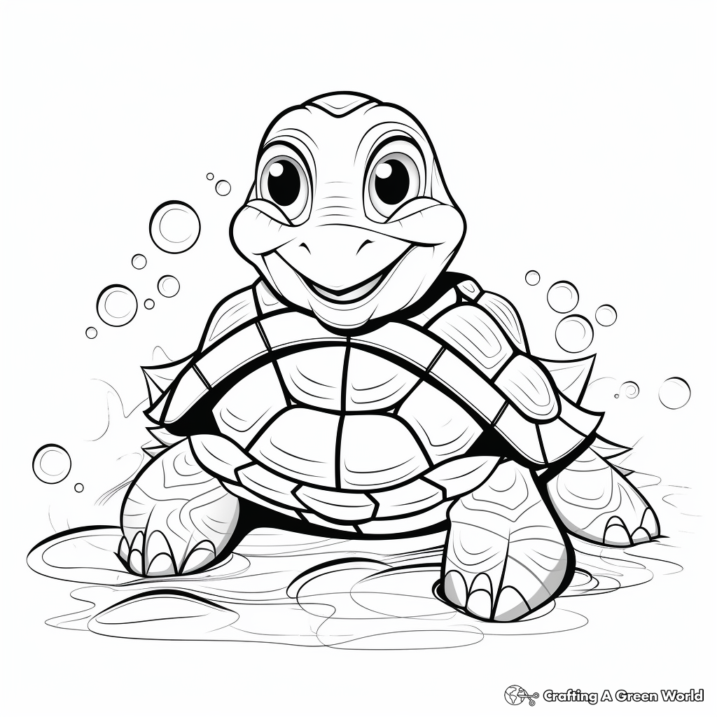 Turtle coloring pages