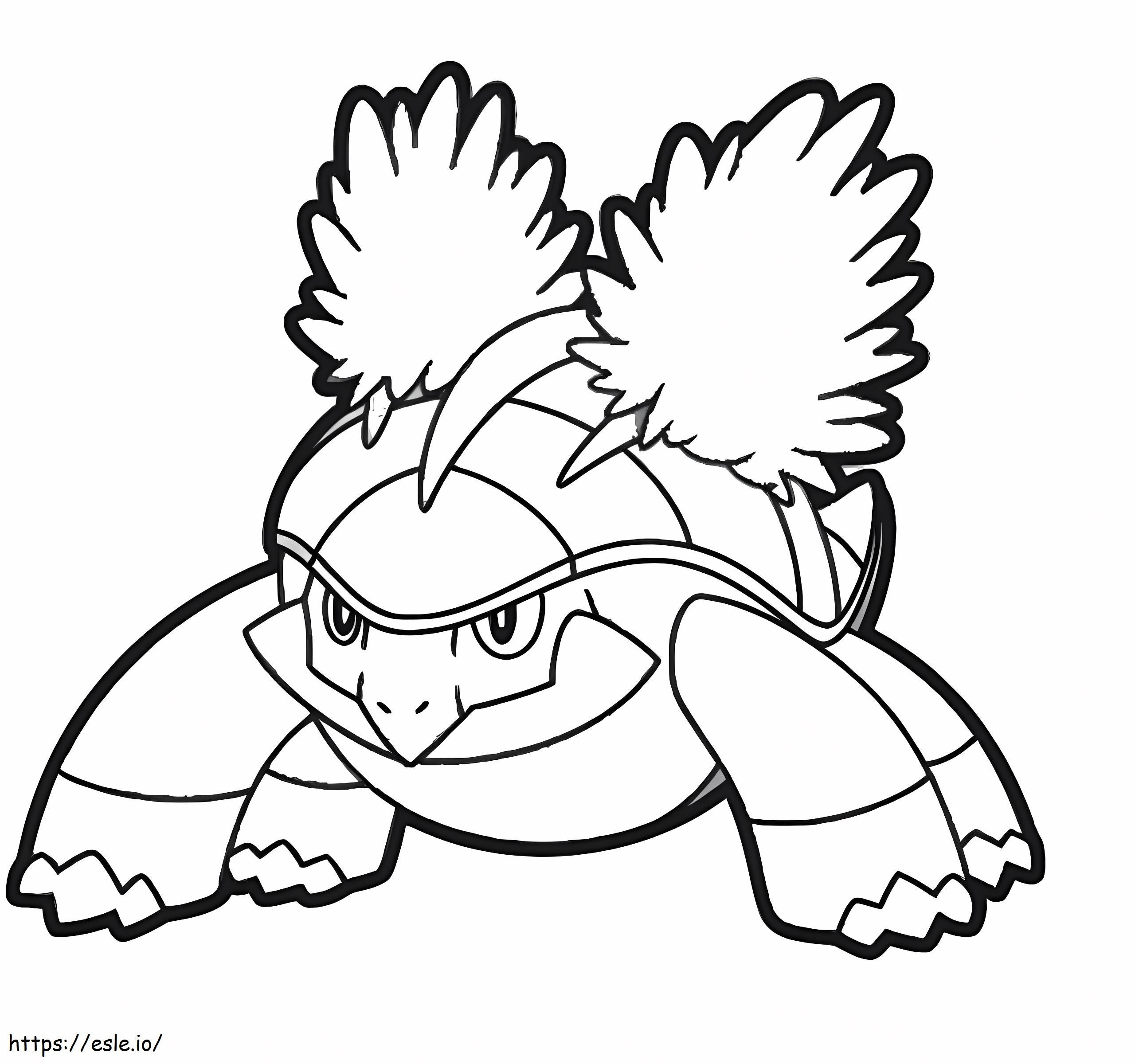 Grotle gen pokemon coloring page