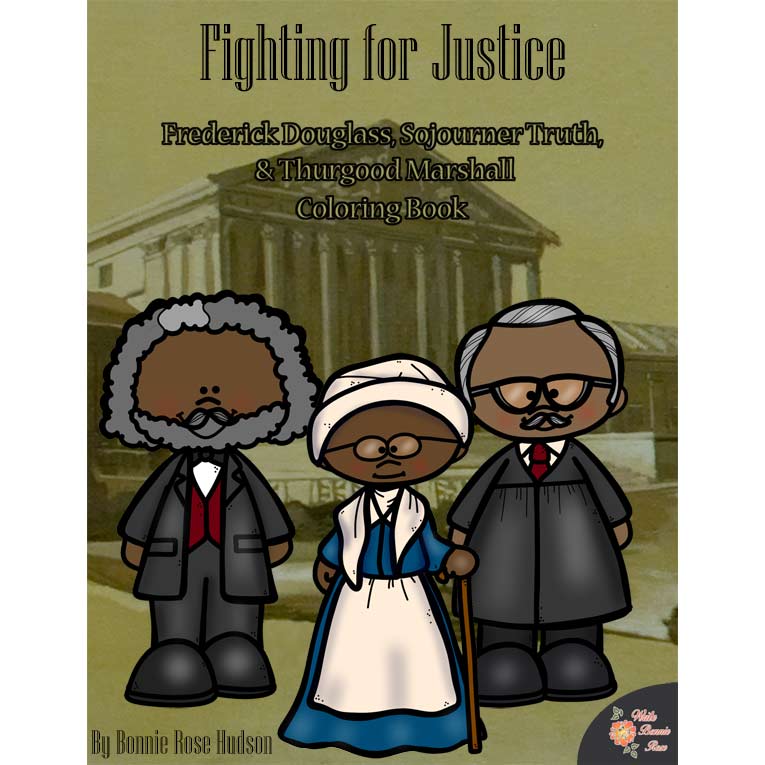 Fighting for justice coloring book