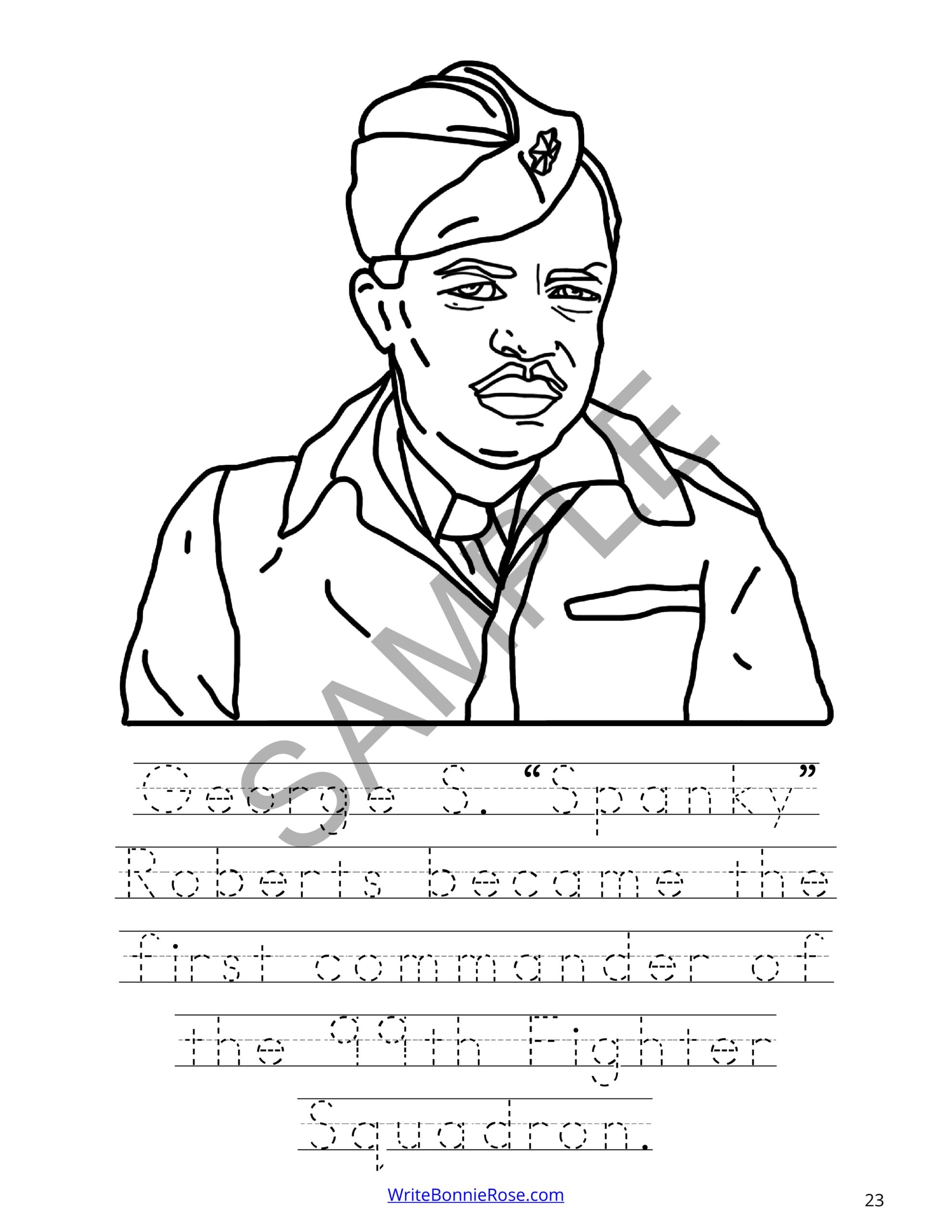 Tuskegee airmen coloring book